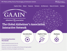 Tablet Screenshot of gaain.org